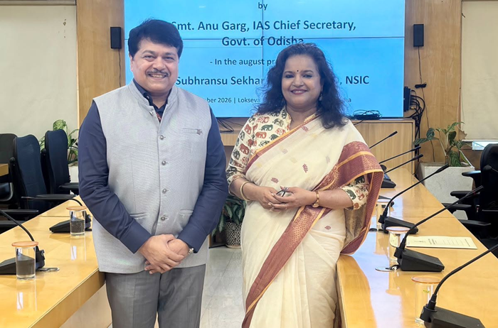 NSIC CMD Calls on Chief Secretary, Odisha